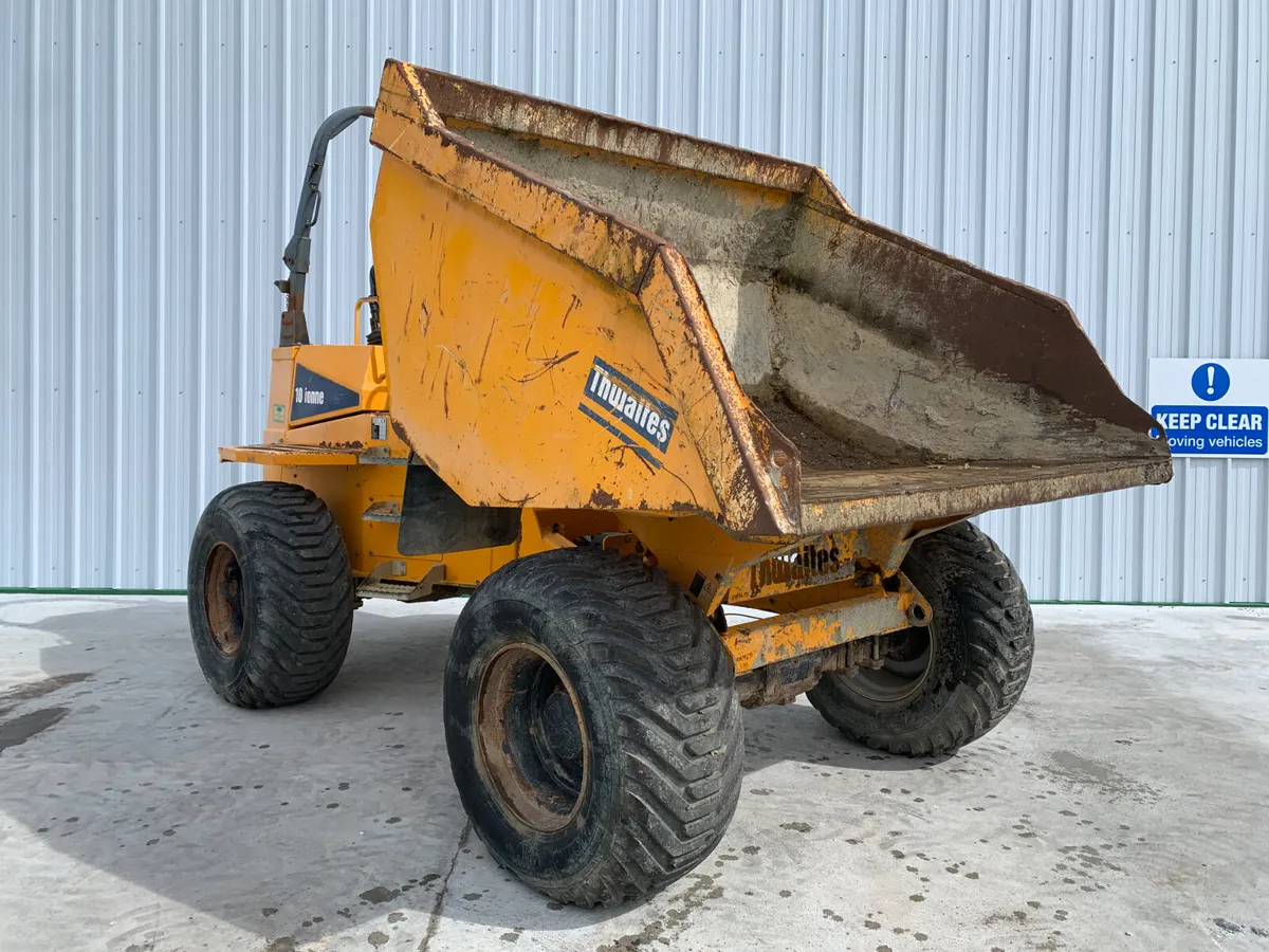 UNRESERVED THWAITES 10T STRAIGHT TIP DUMPER - Image 4