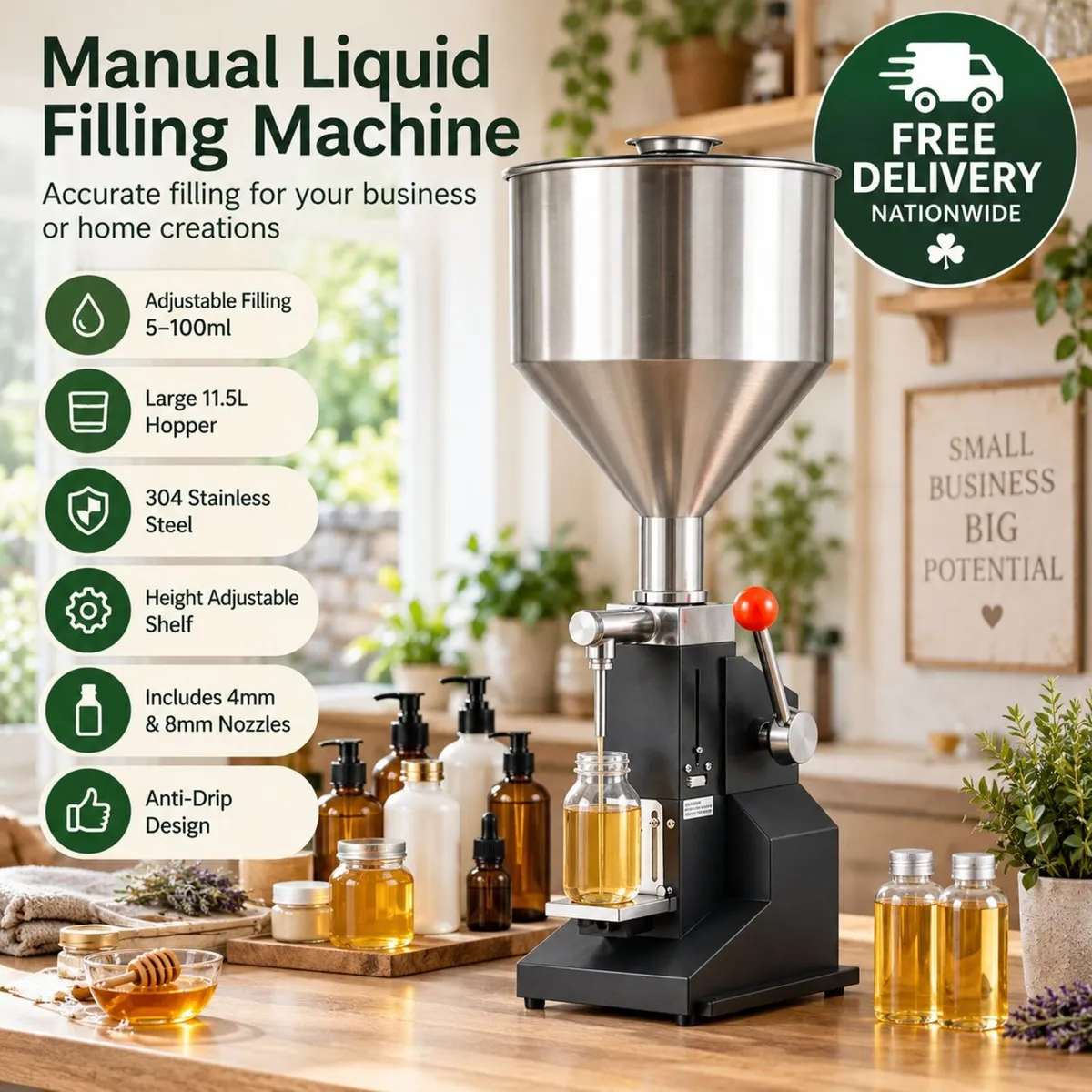 Manual Paste & Liquid Filling Machine 5–100ml – 11 - Image 2