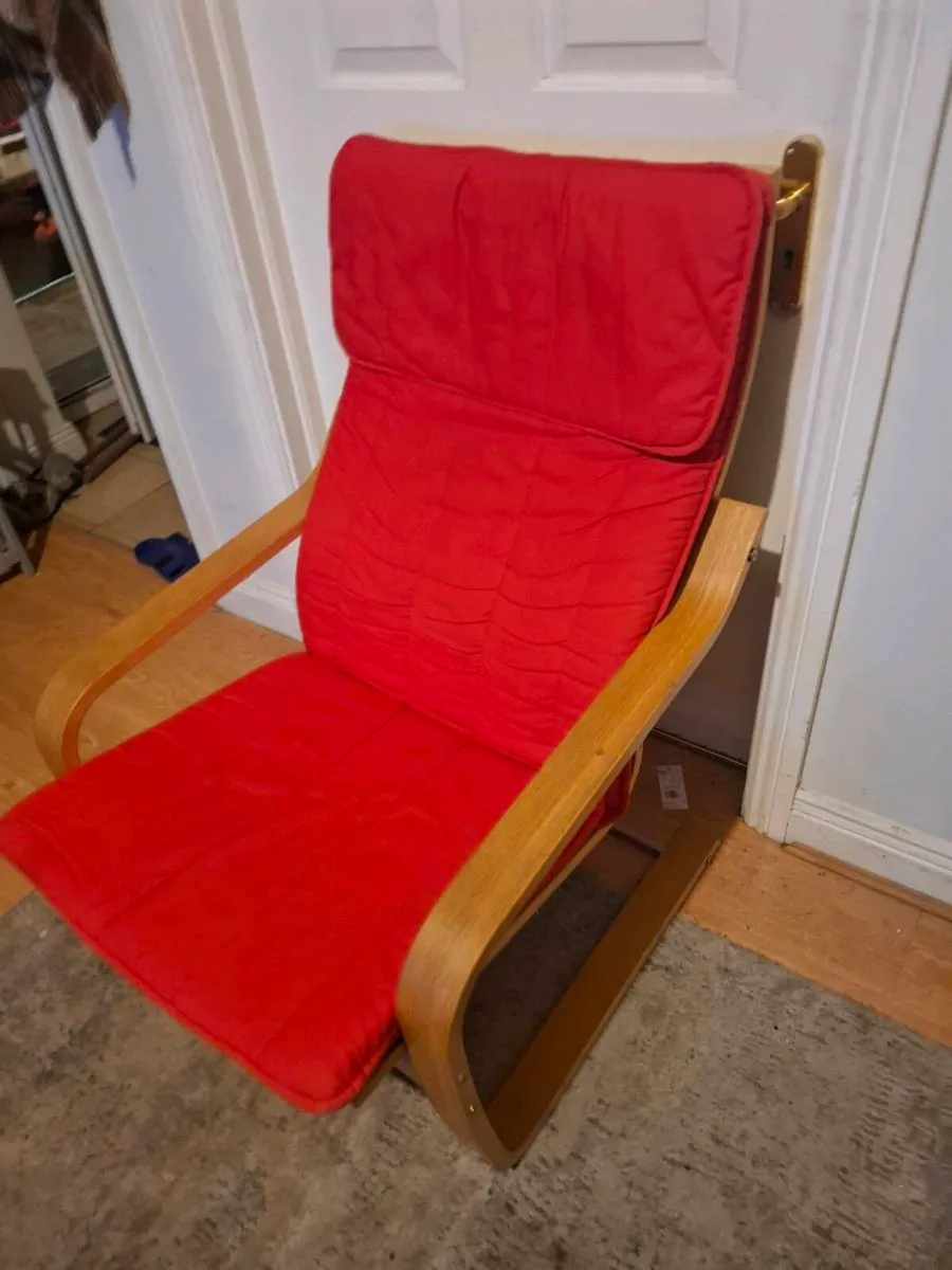 IKEA POANG with footstool (DELIVERY) - Image 2