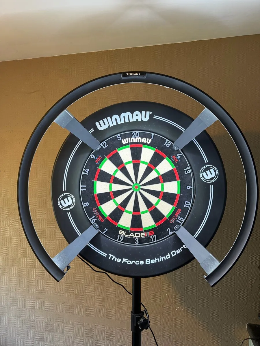 Full darts set up - Image 1