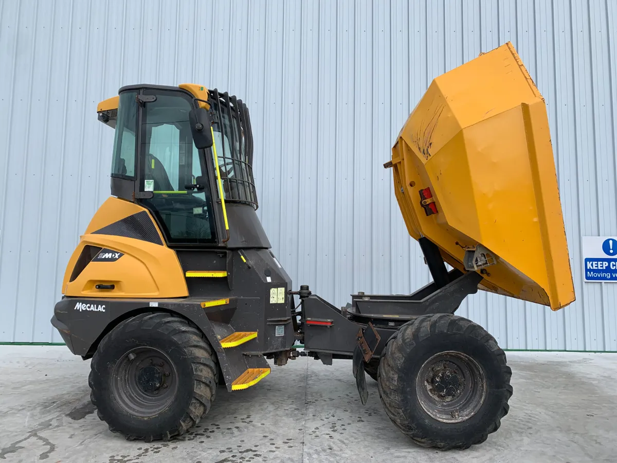 UNRESERVED 2022 MECALAC 9T SWIVEL DUMPER C/W CAB - Image 3