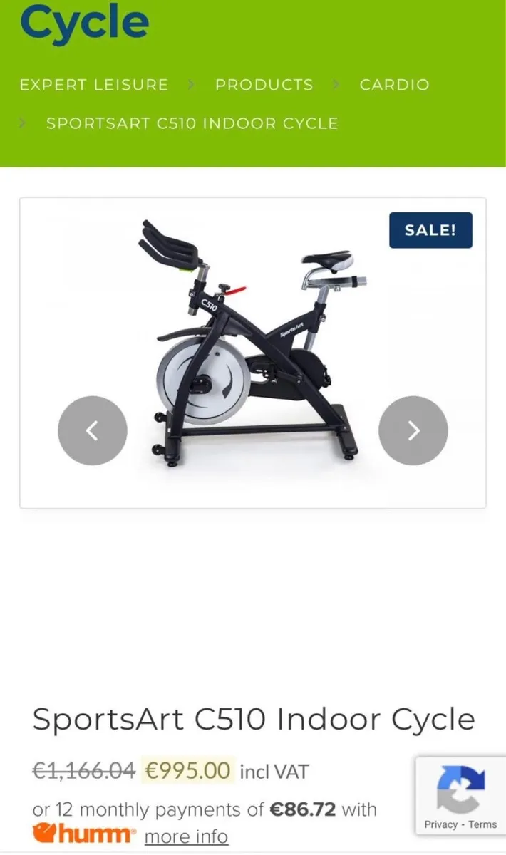 Indoor spinning bike - Image 1