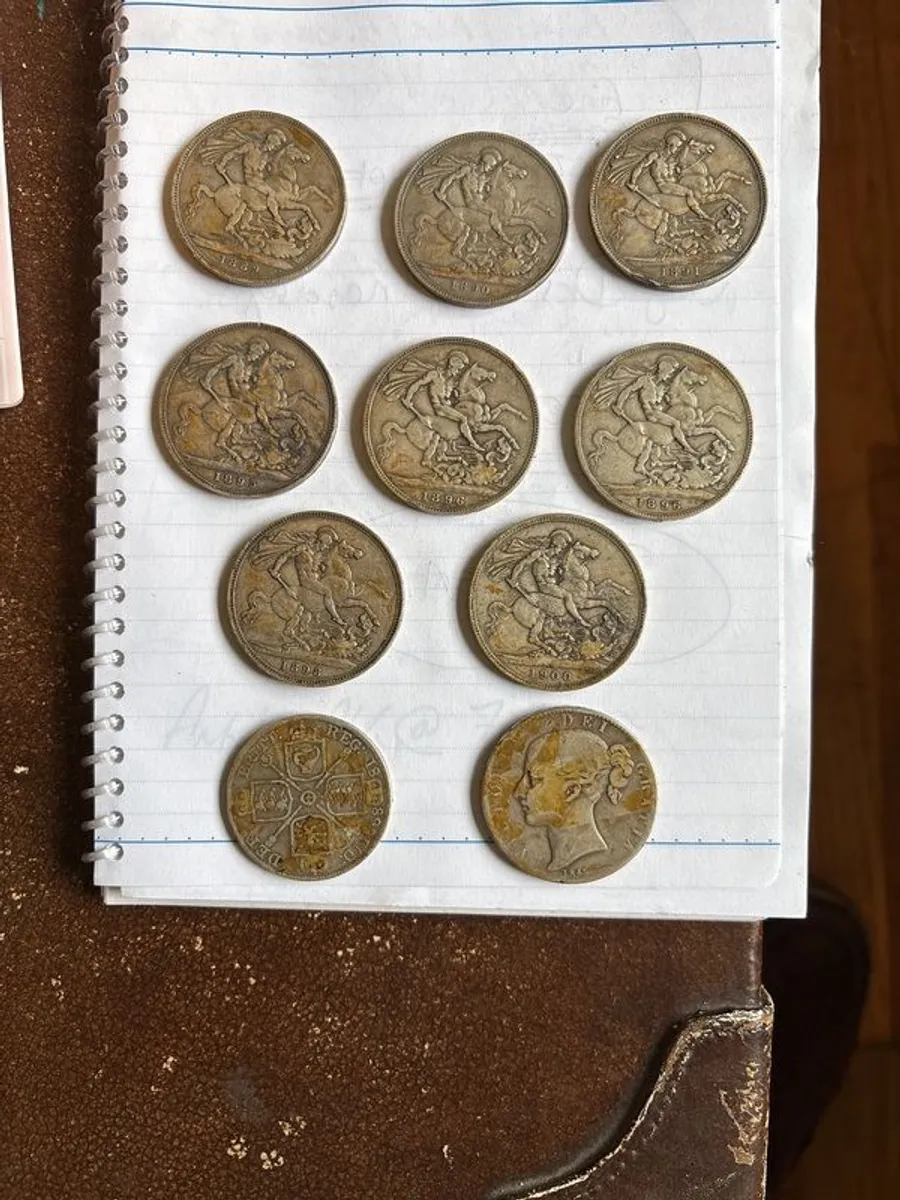 Silver coins Victorian - Image 1