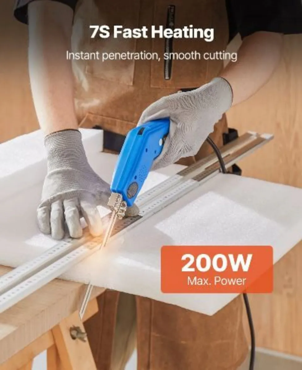 Hot Knife Foam Cutter, 200W Electric Foam Cutting - Image 3