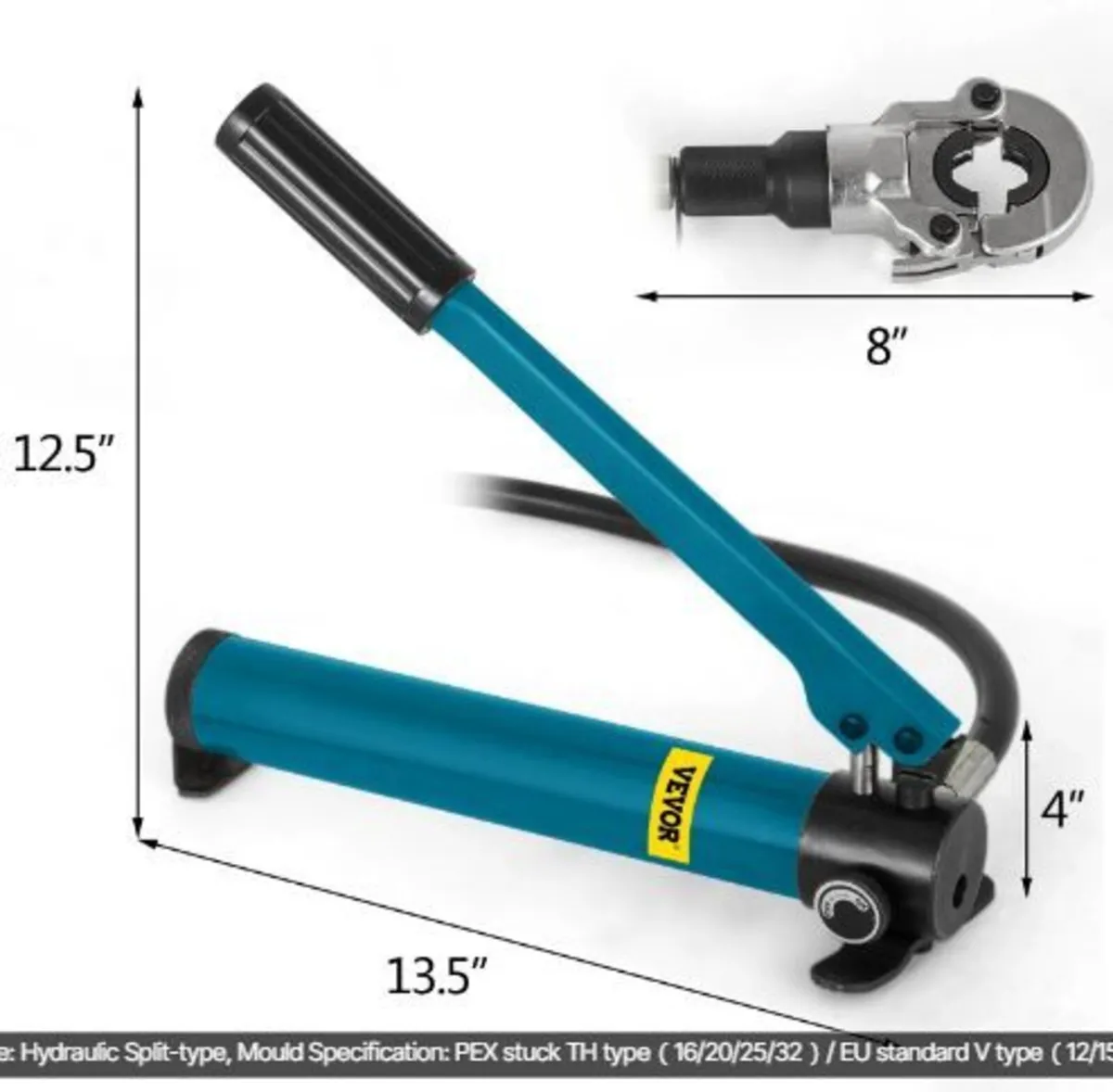 6T Hydraulic Crimping Tool V12-28mm TH16-32mm - Image 2