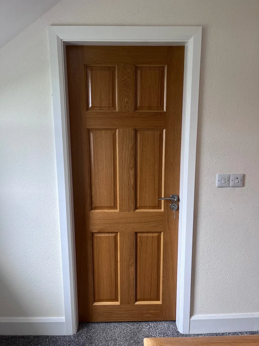 6 panel Deanta Oak doors - Image 3