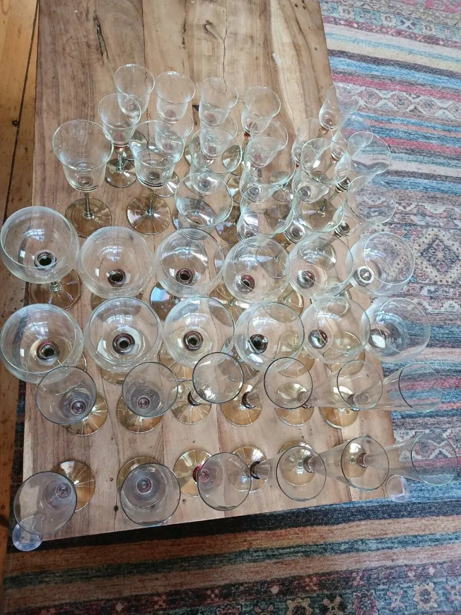 Set of Bohemia glasses - Image 1