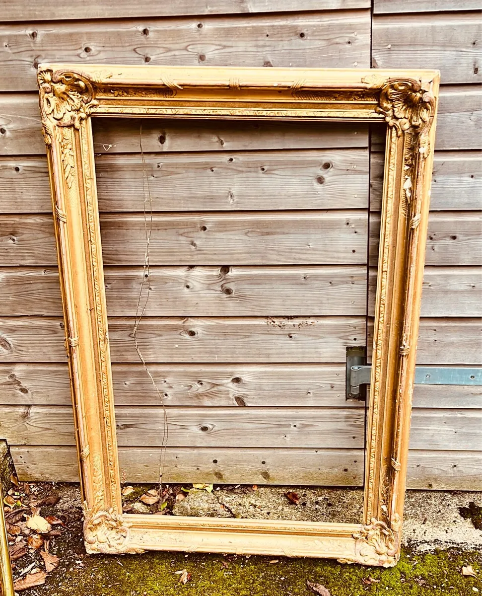 French Gold Wooden Frame - Image 1