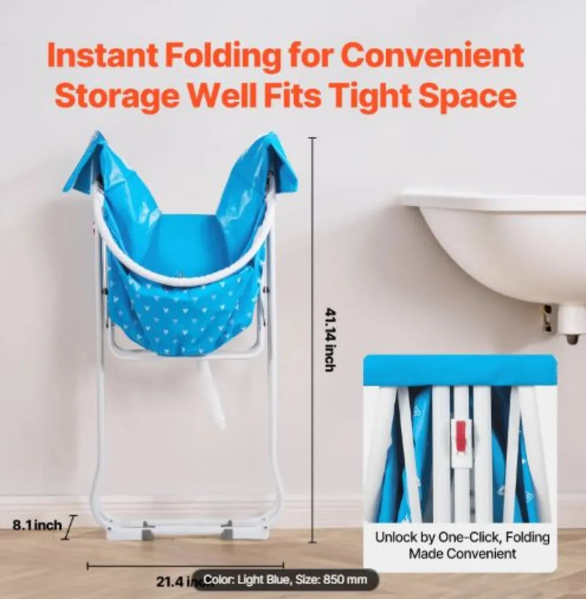 Portable Dog Bathtub, Elevated & Foldable Space - Image 2