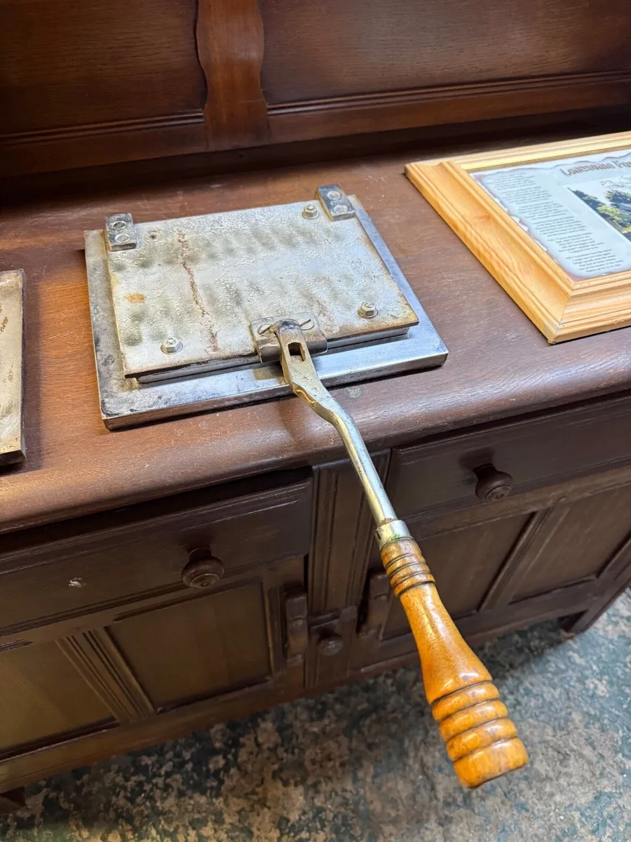 100 year old hand pressed imprints for holy bread - Image 1