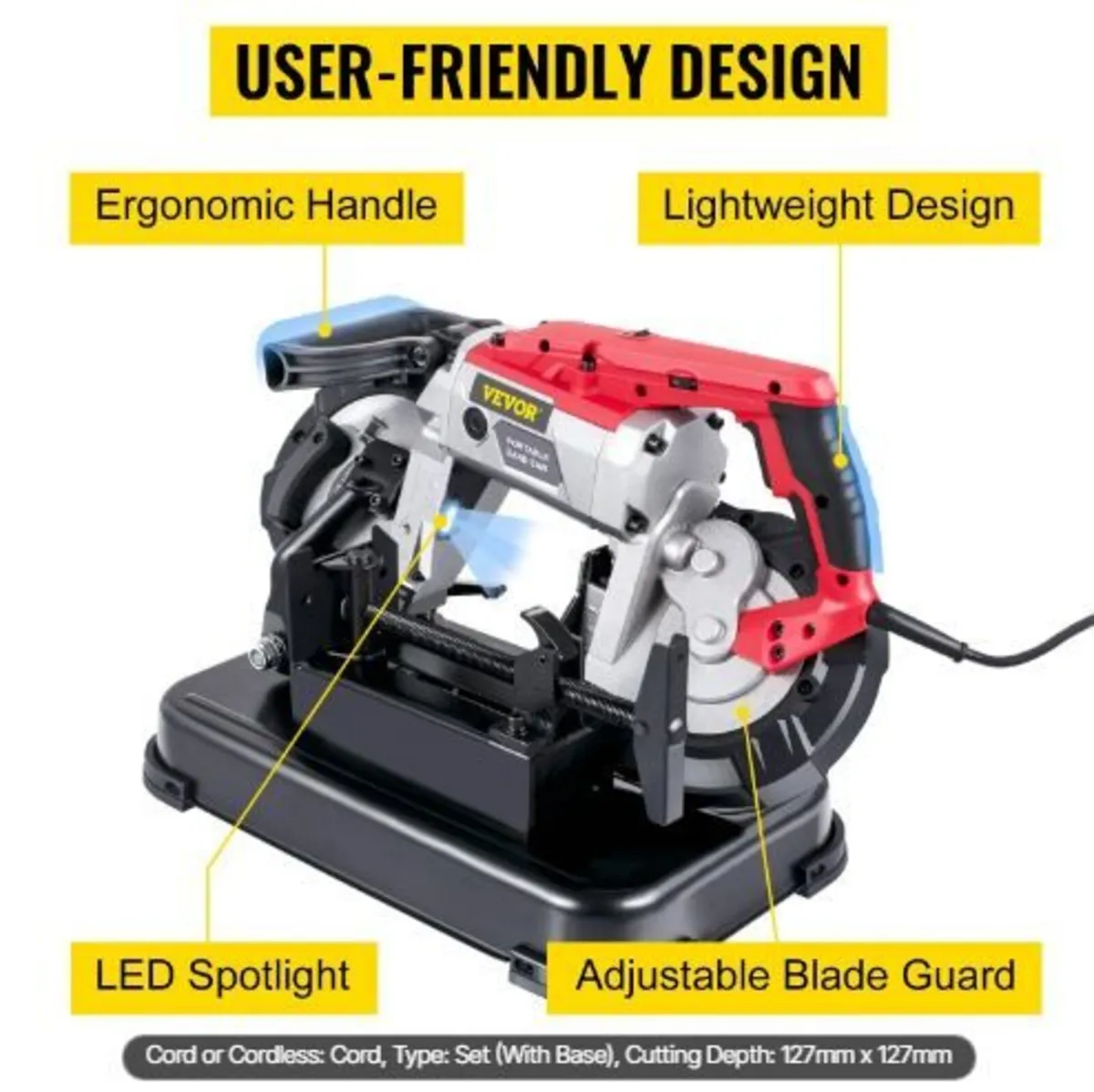 Portable Band Saw, 127 mm x 127 mm Cutting - Image 2