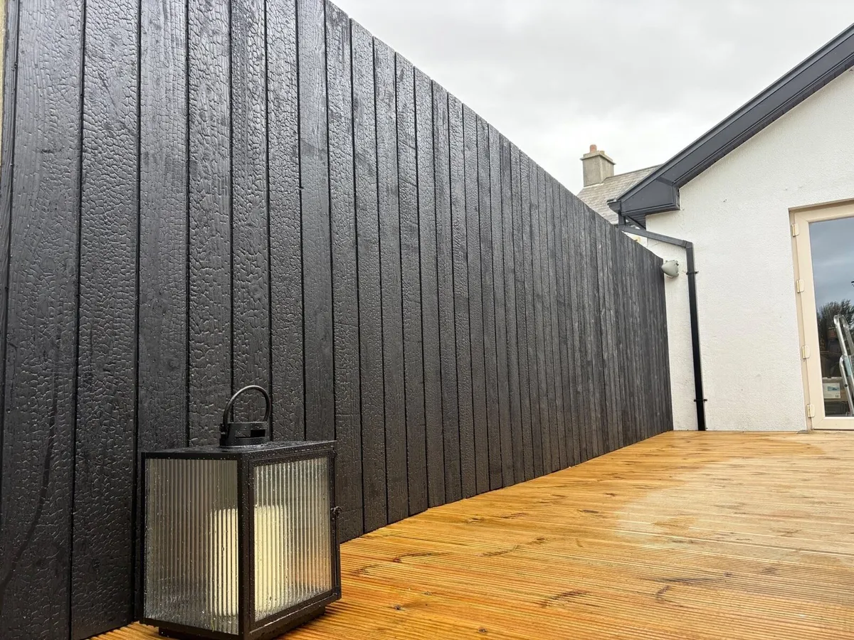 Charred timber cladding - Image 1