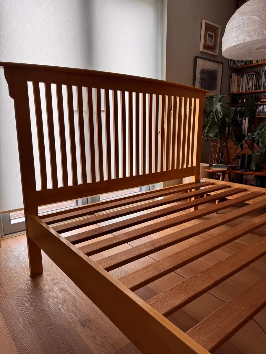 King size bed solid wood - Image 2