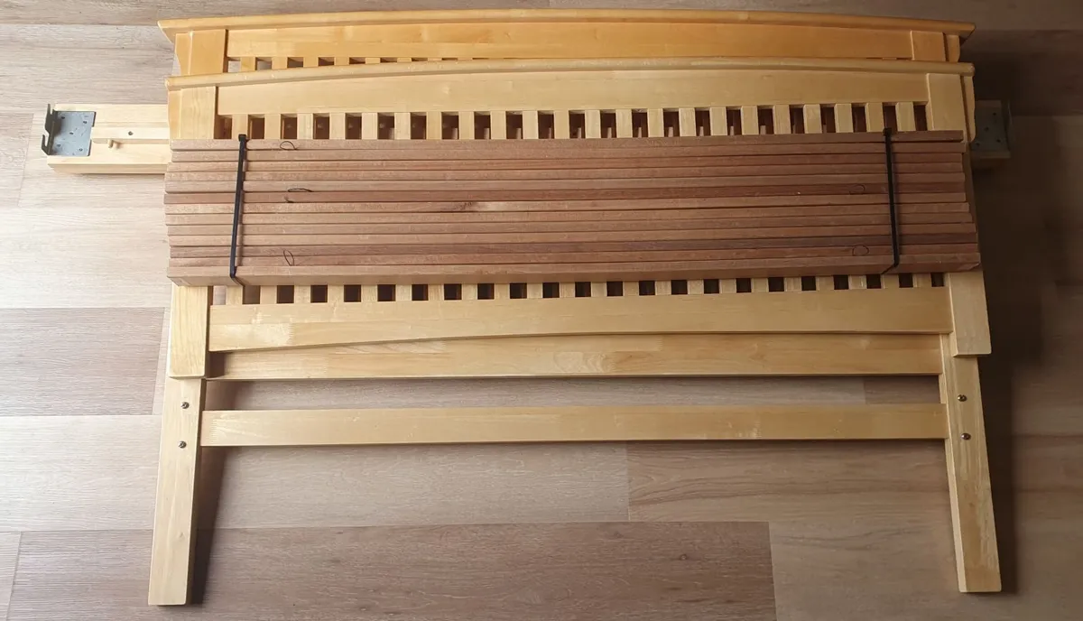 King size bed solid wood - Image 4