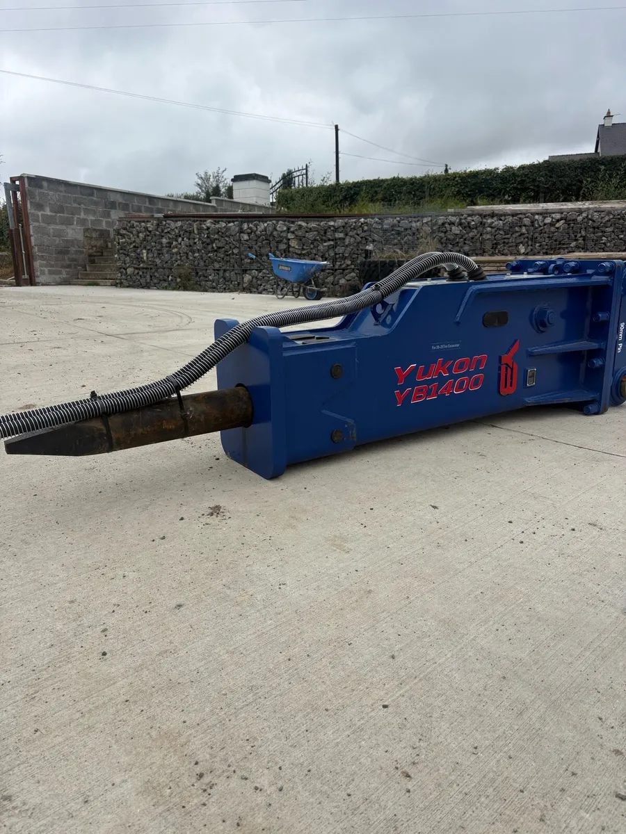 NEW YUKON YB1400 rock breaker/hammer - Image 3