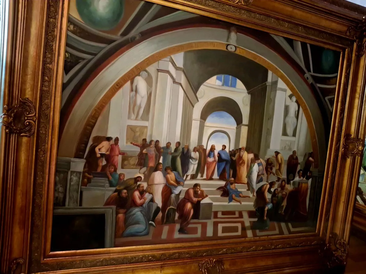 An Exquisite Heritage Oil on Canvas Masterpiece: - Image 4