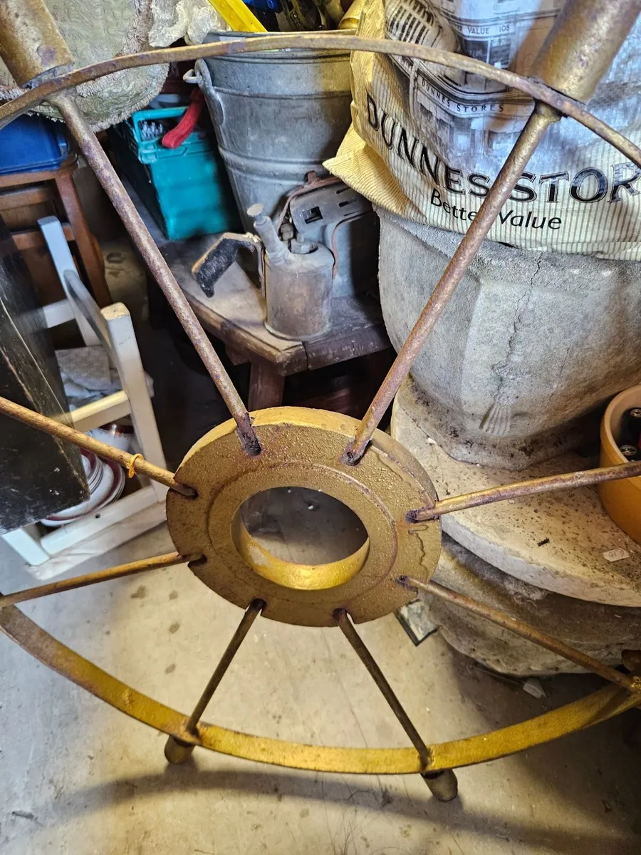 Vintage Ships Wheel - Image 3