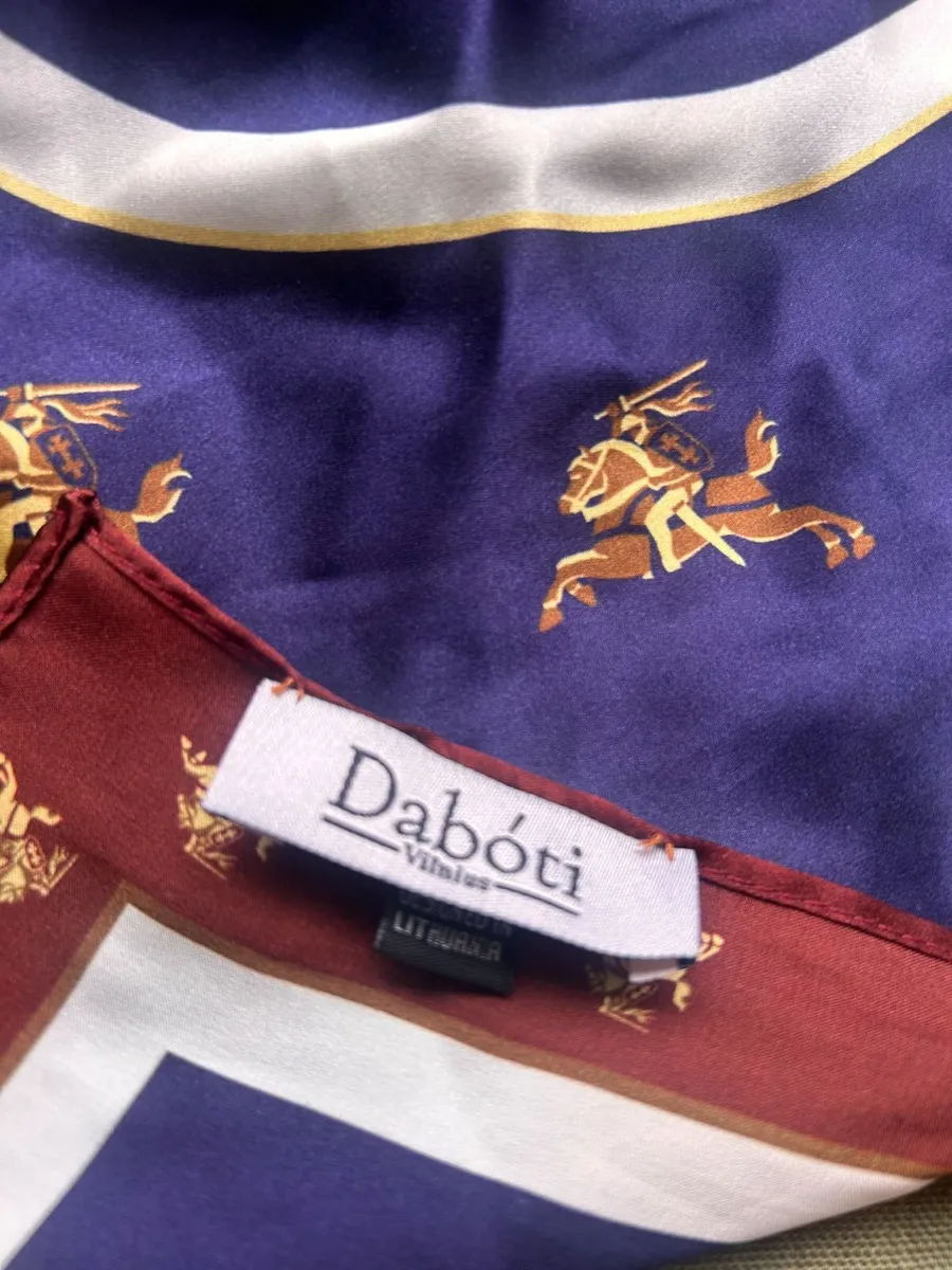 Daboti 100% Silk Scarf – Designed in Lithuania - Image 1