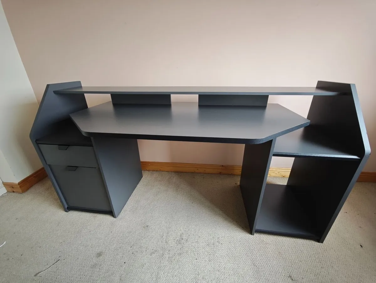 Black Gaming Desk - Image 1