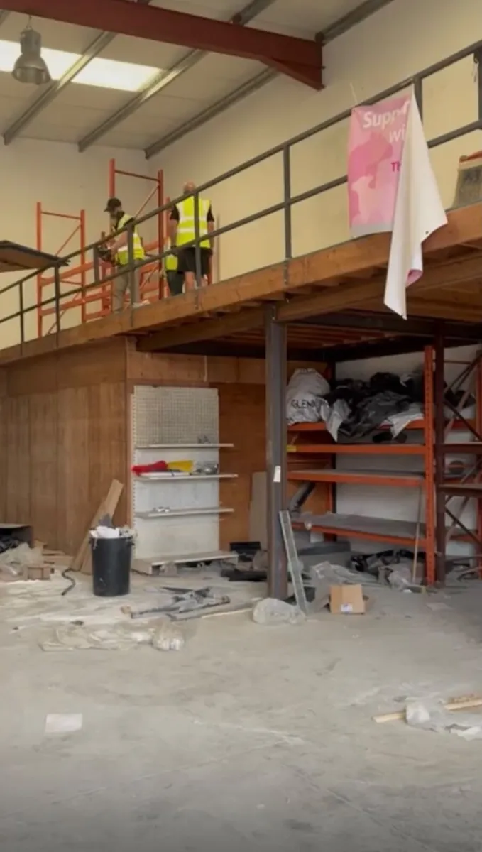 Mezzanine floor  , rails and stairs - Image 3