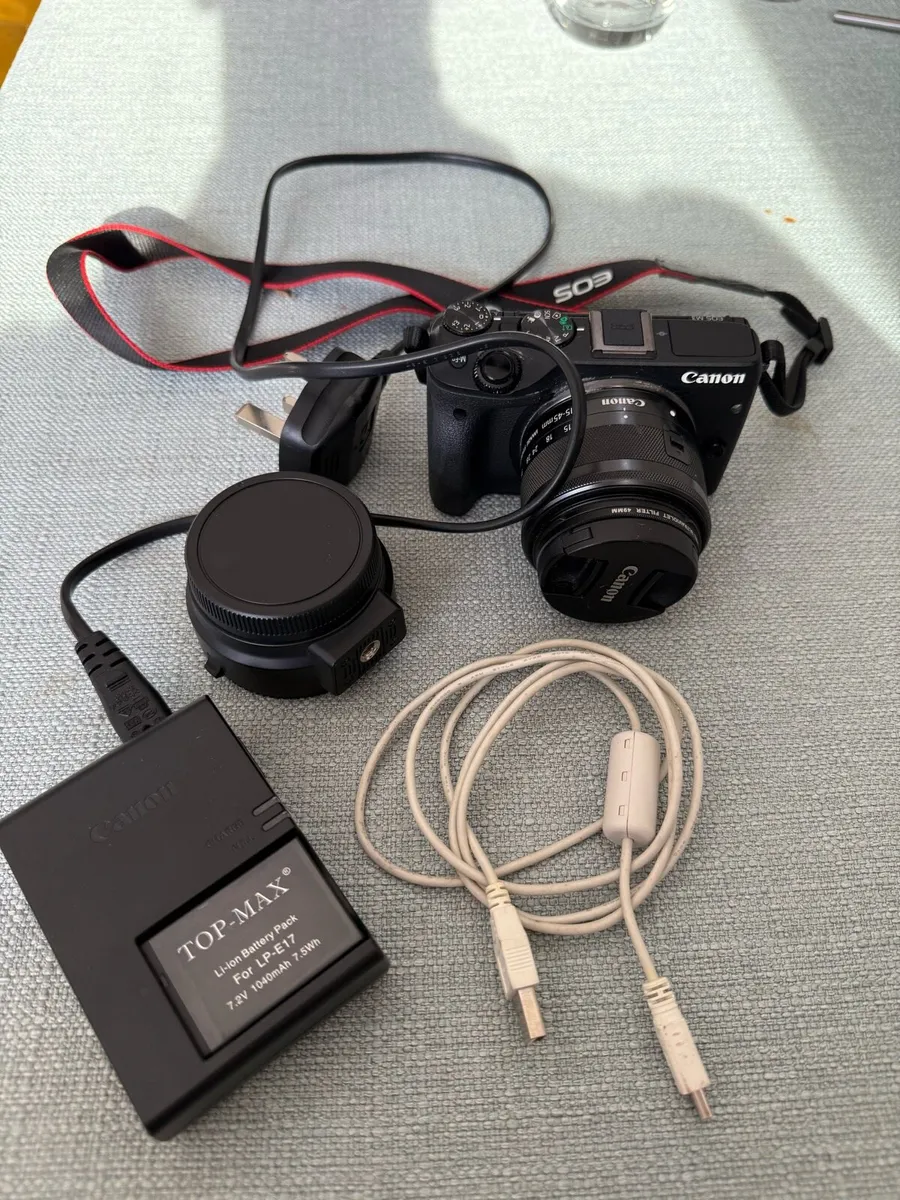Canon EOS M3 Digital Camera + Accessories - Image 1