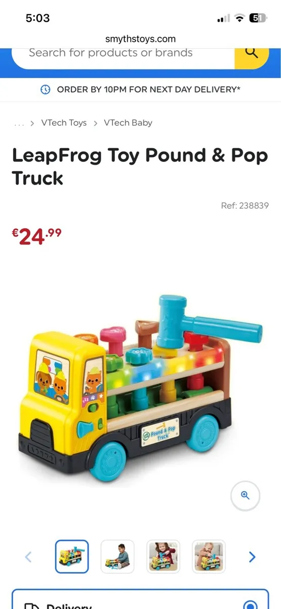 Leap frog pound and pop toy - Image 1