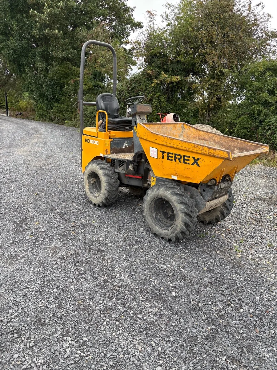 Terex 1 ton hi tip dumper - Image 2