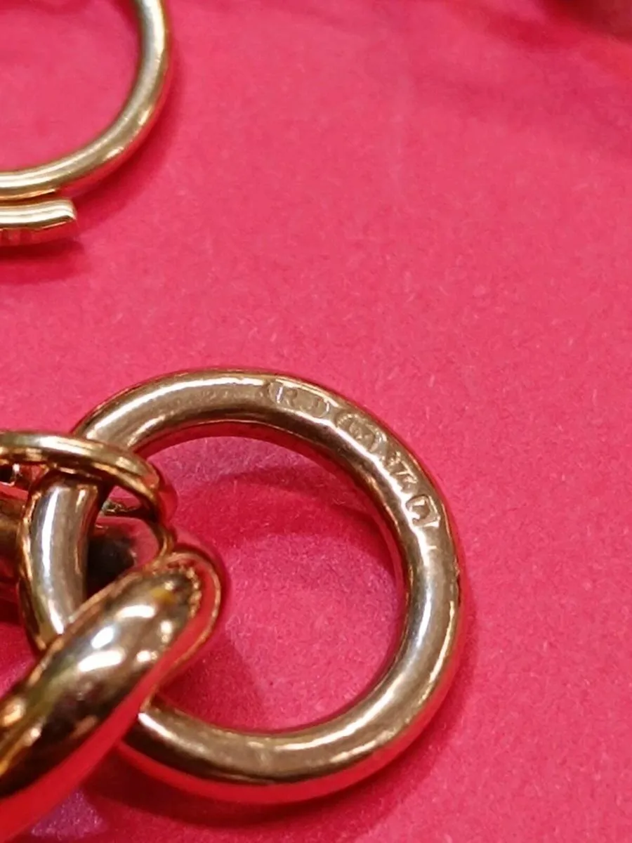 9k Rose Gold Vintage Curb Bracelet Heart Locket - Image 2