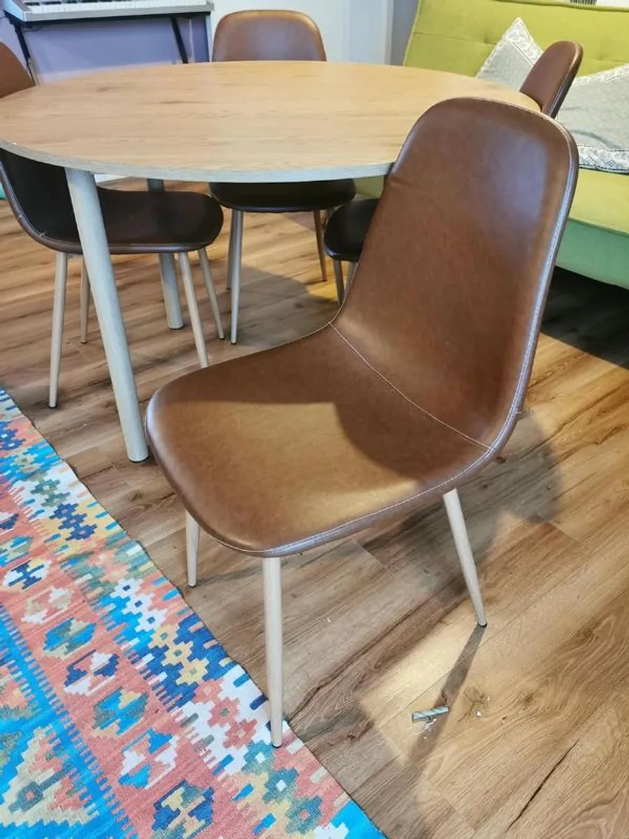 Dining Table and Four Chairs - Image 2