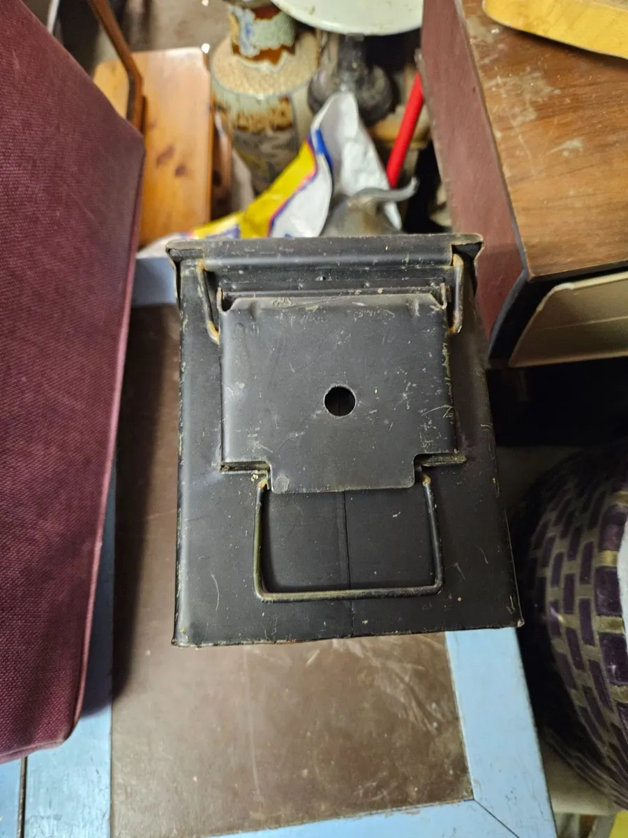Vintage Army Military Ammunition Box - Image 4