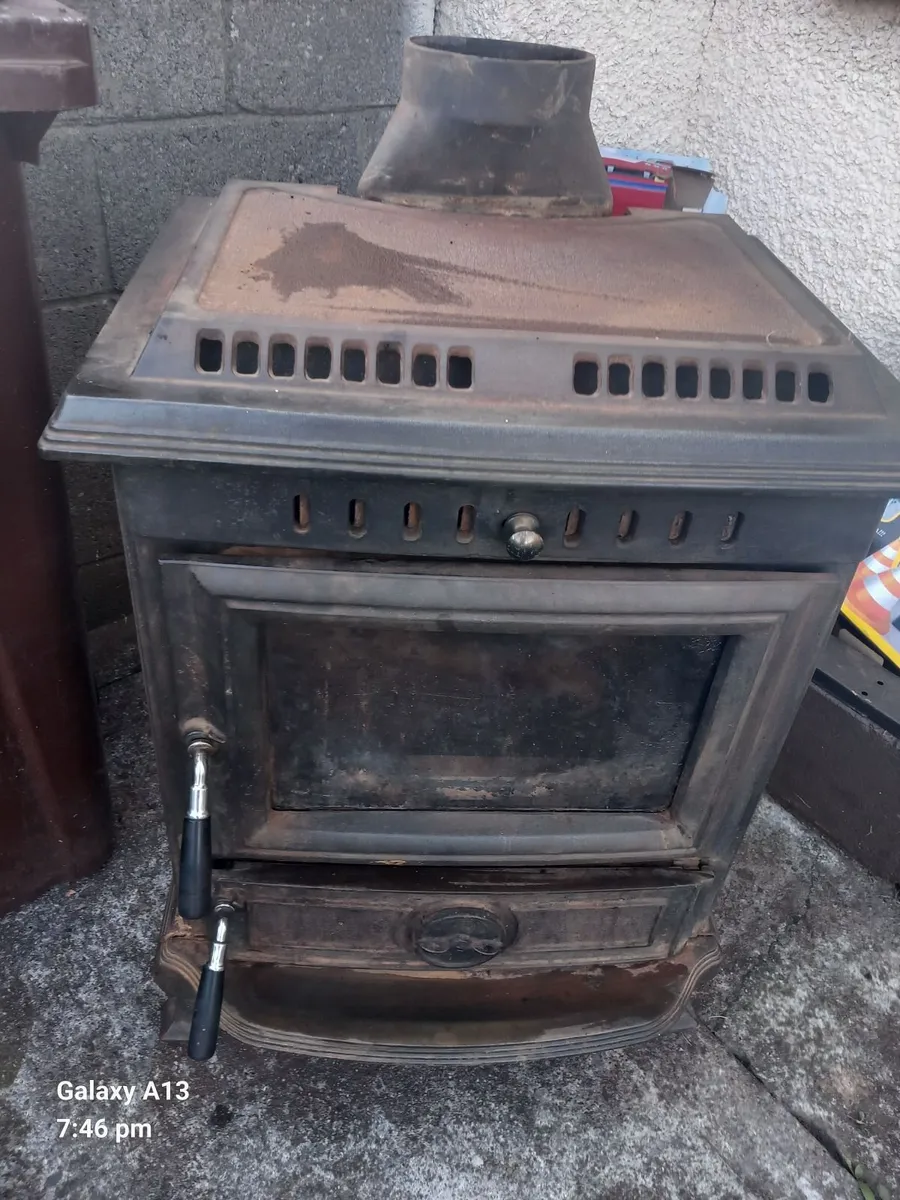 Solid fuel stove with Boiler