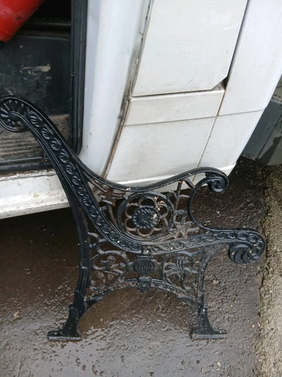 Garden bench ends - Image 2