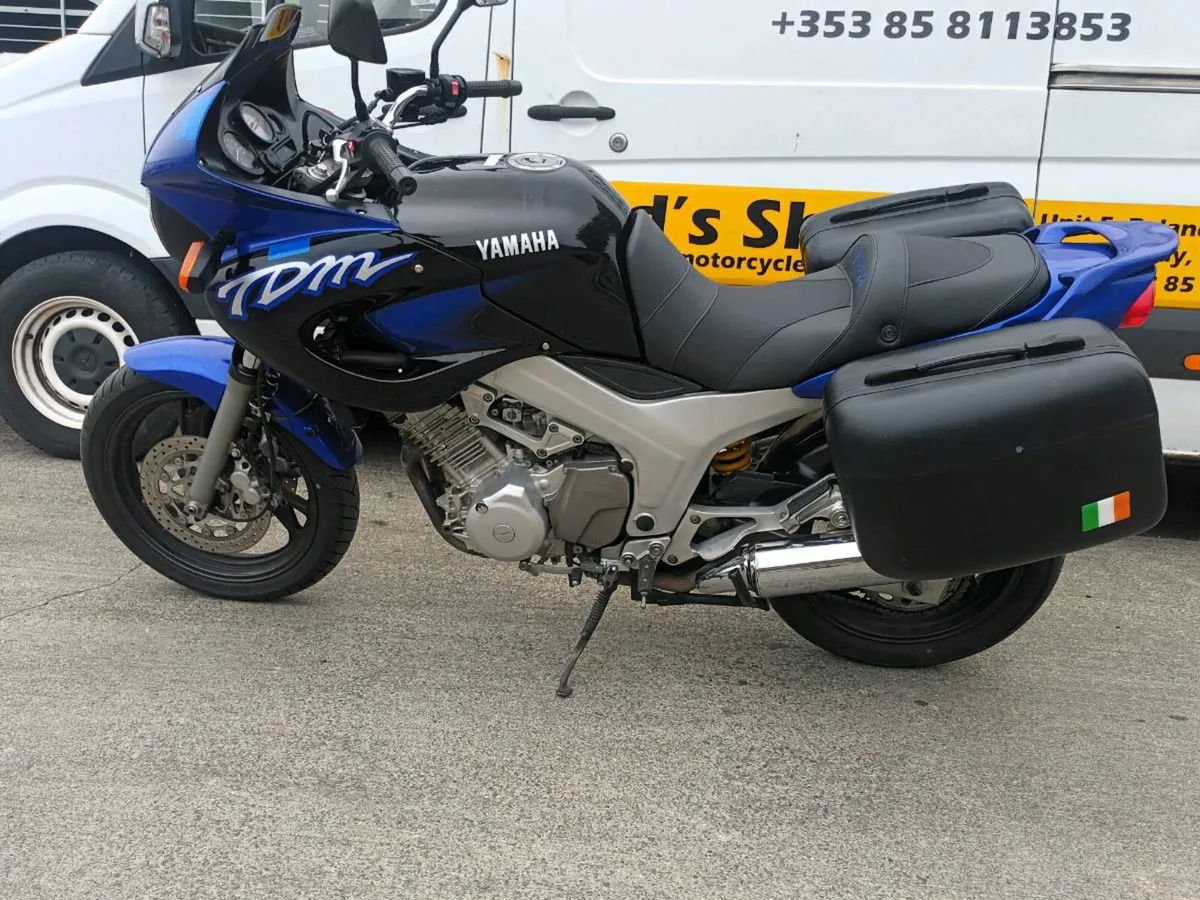 Yamaha TDM 850 Luggge & New Corbin Seat - Image 2