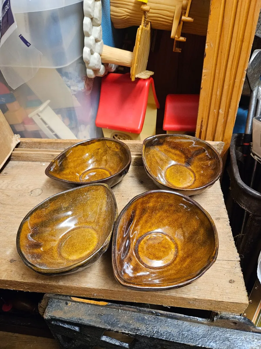 Vintage Pottery Bowls - Image 1