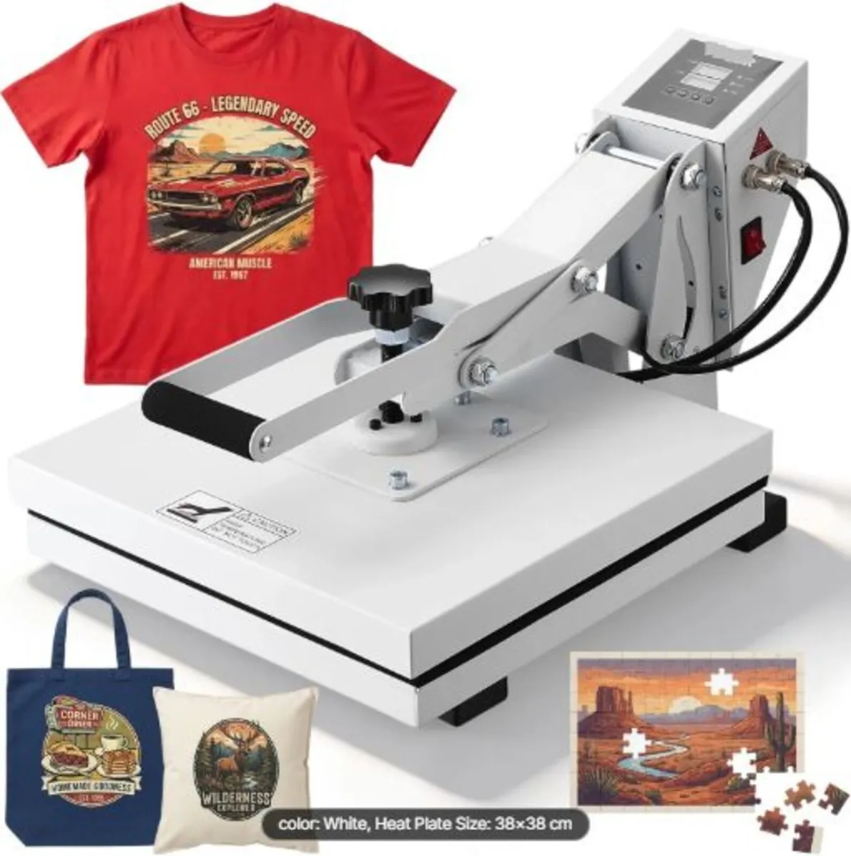 Heat Press Machine 15 x 15 in/38.1 x 38.1 cm - Image 1