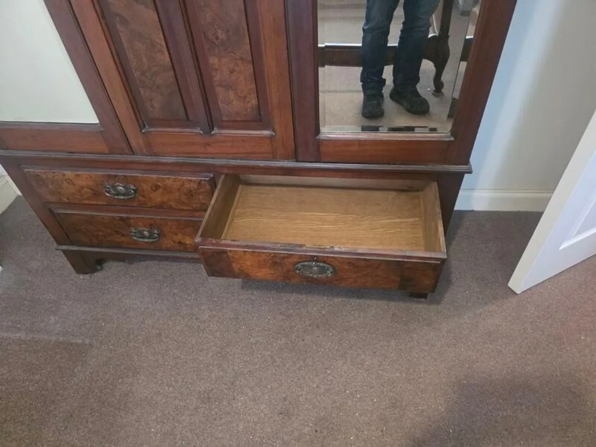Antique early Edwardian Combination Wardrobe - Image 2