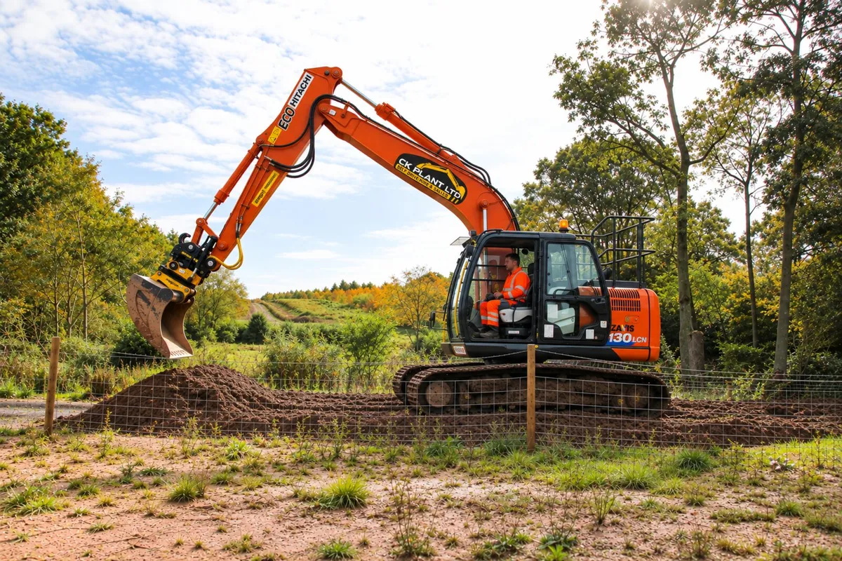 13 Ton Hitachi + Tiltrotator SELF DRIVE