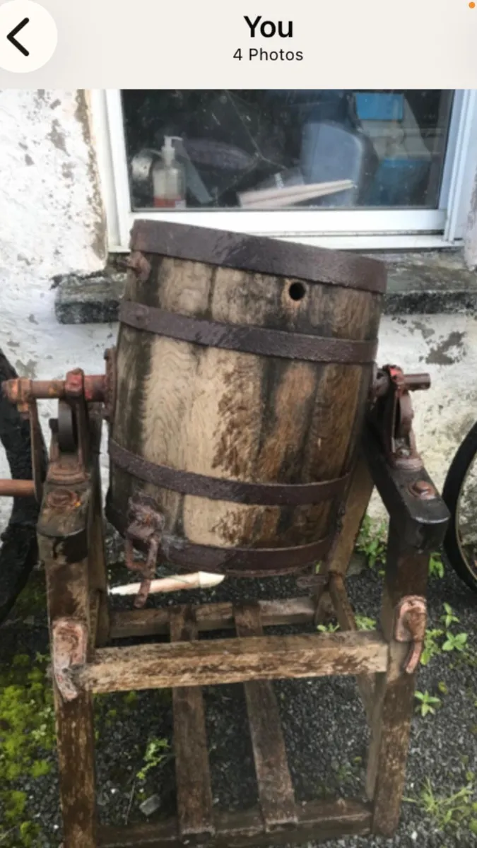 Antique. Churn