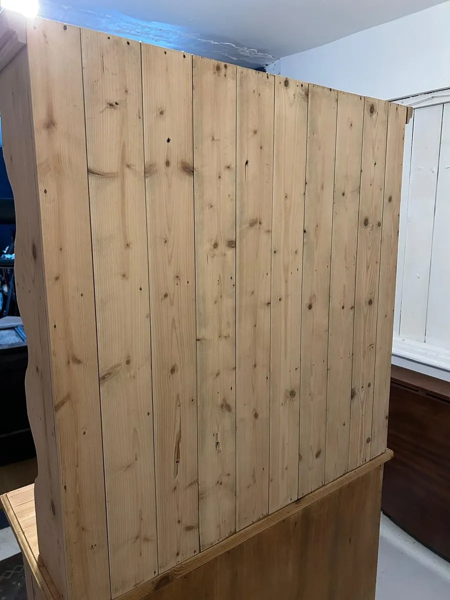 Restored Small Solid Pine Dresser with Shelves - Image 2