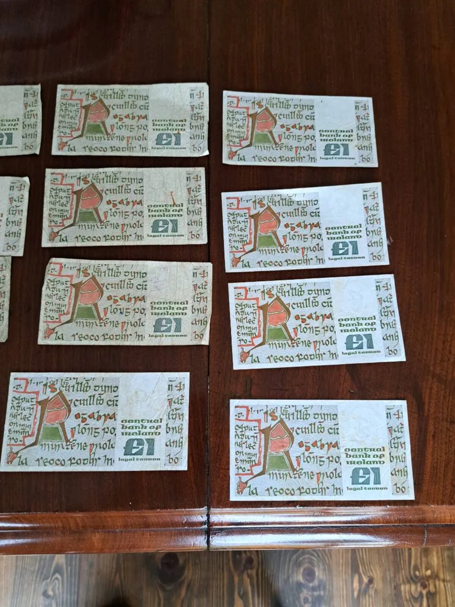 13 Old pound noats - Image 4