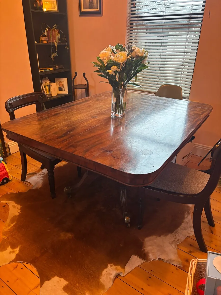 Antique Victorian Style Dining Table - Image 2