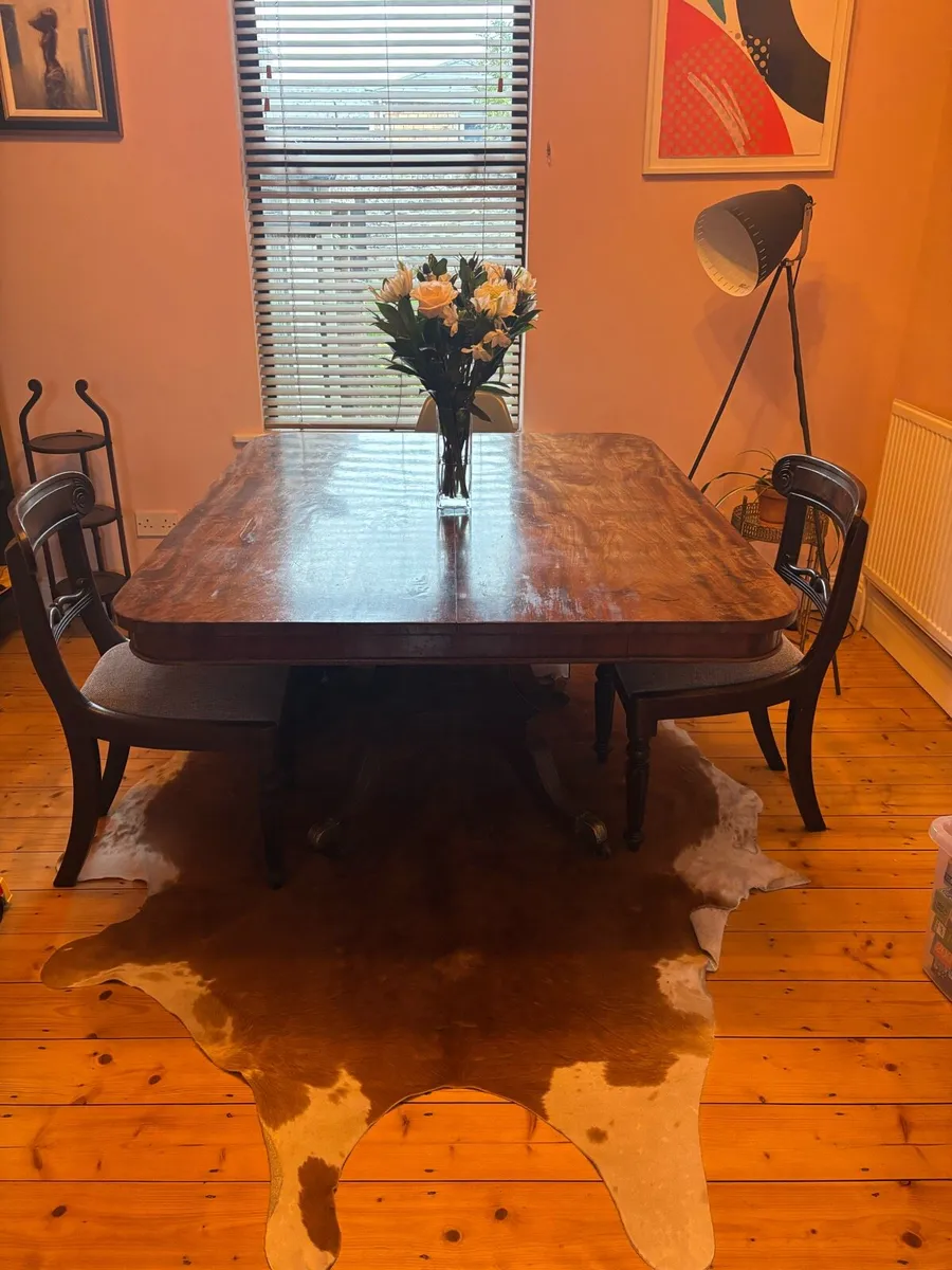 Antique Victorian Style Dining Table - Image 1