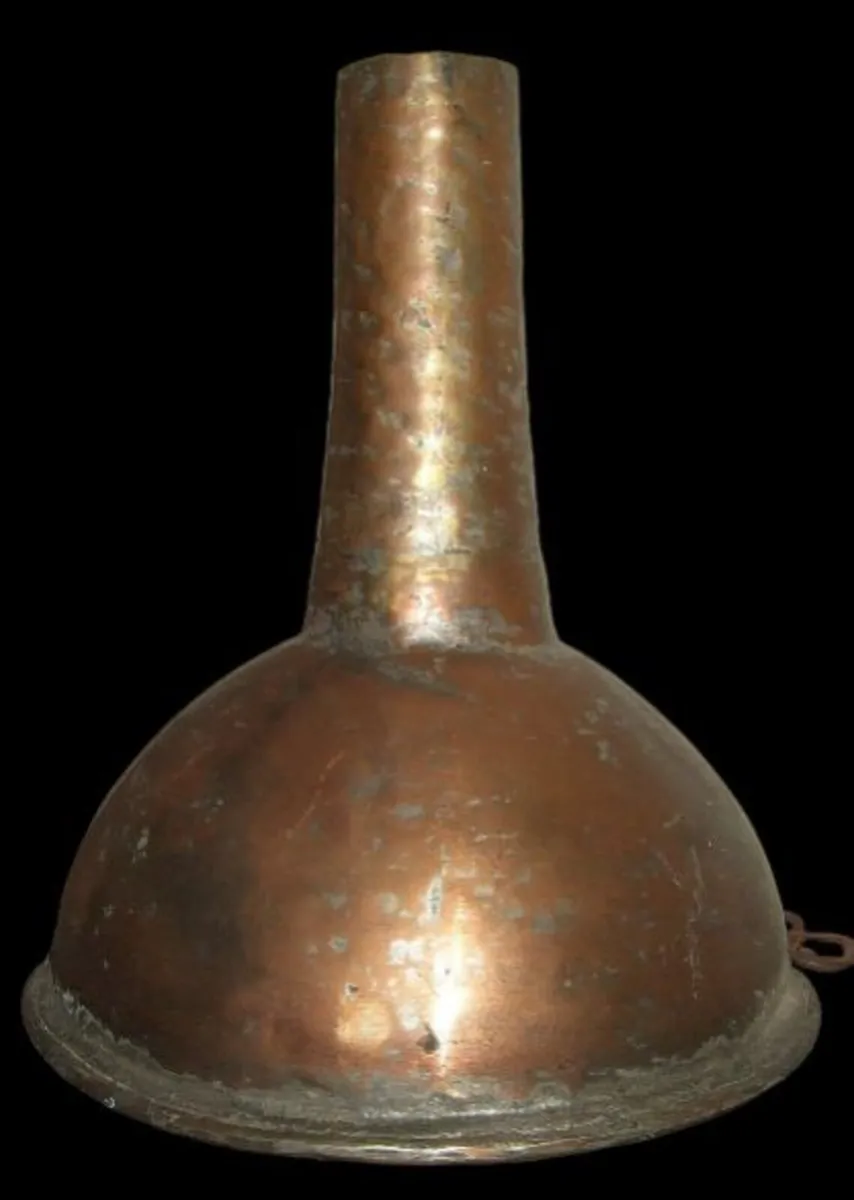 Antique Hand-Hammered Copper Funnel - Image 4