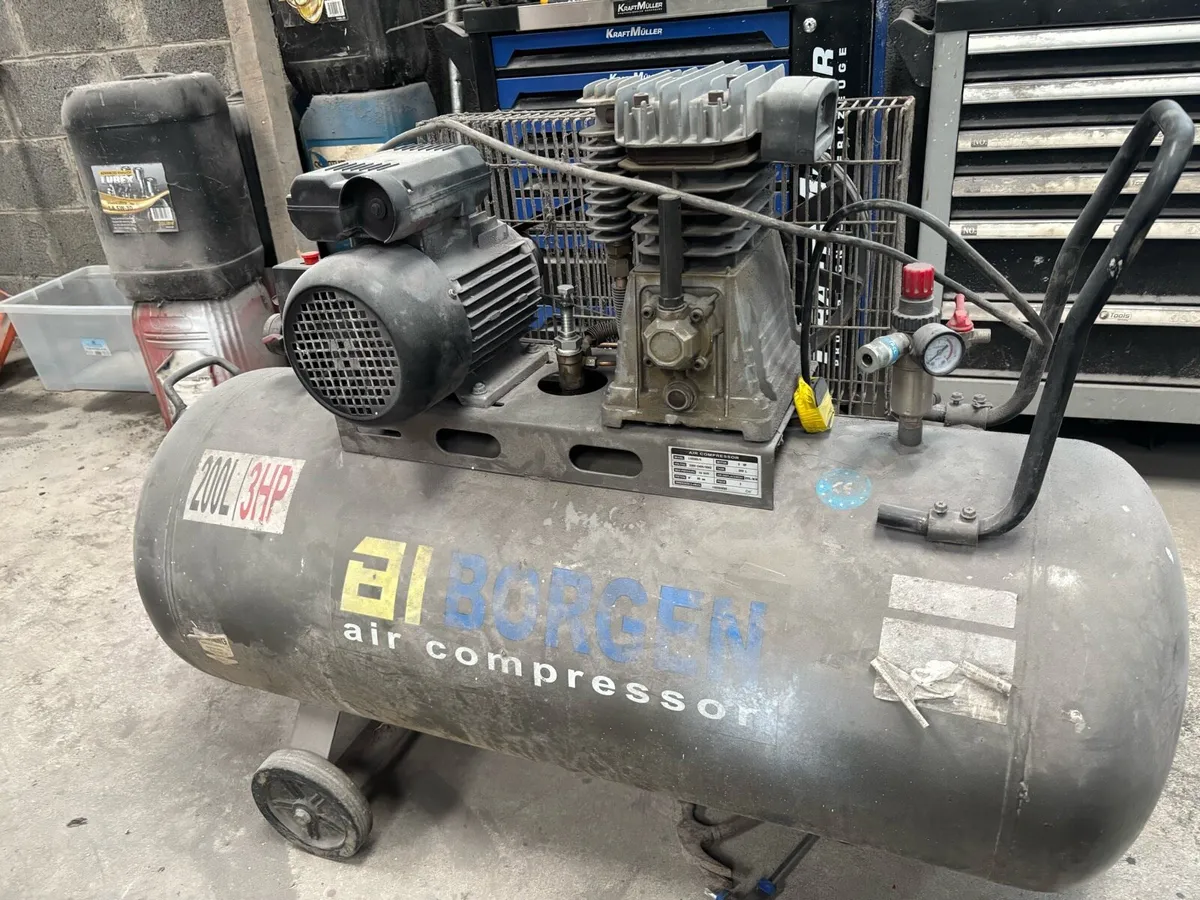 Borgen compressor 200 liter