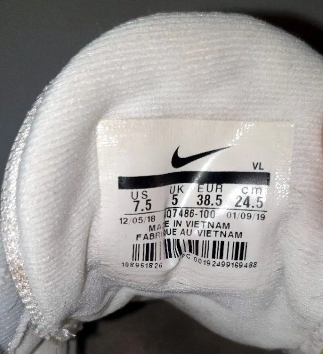 Genuine Nike Downshifter Runners–Size 5 Worn Twice - Image 1