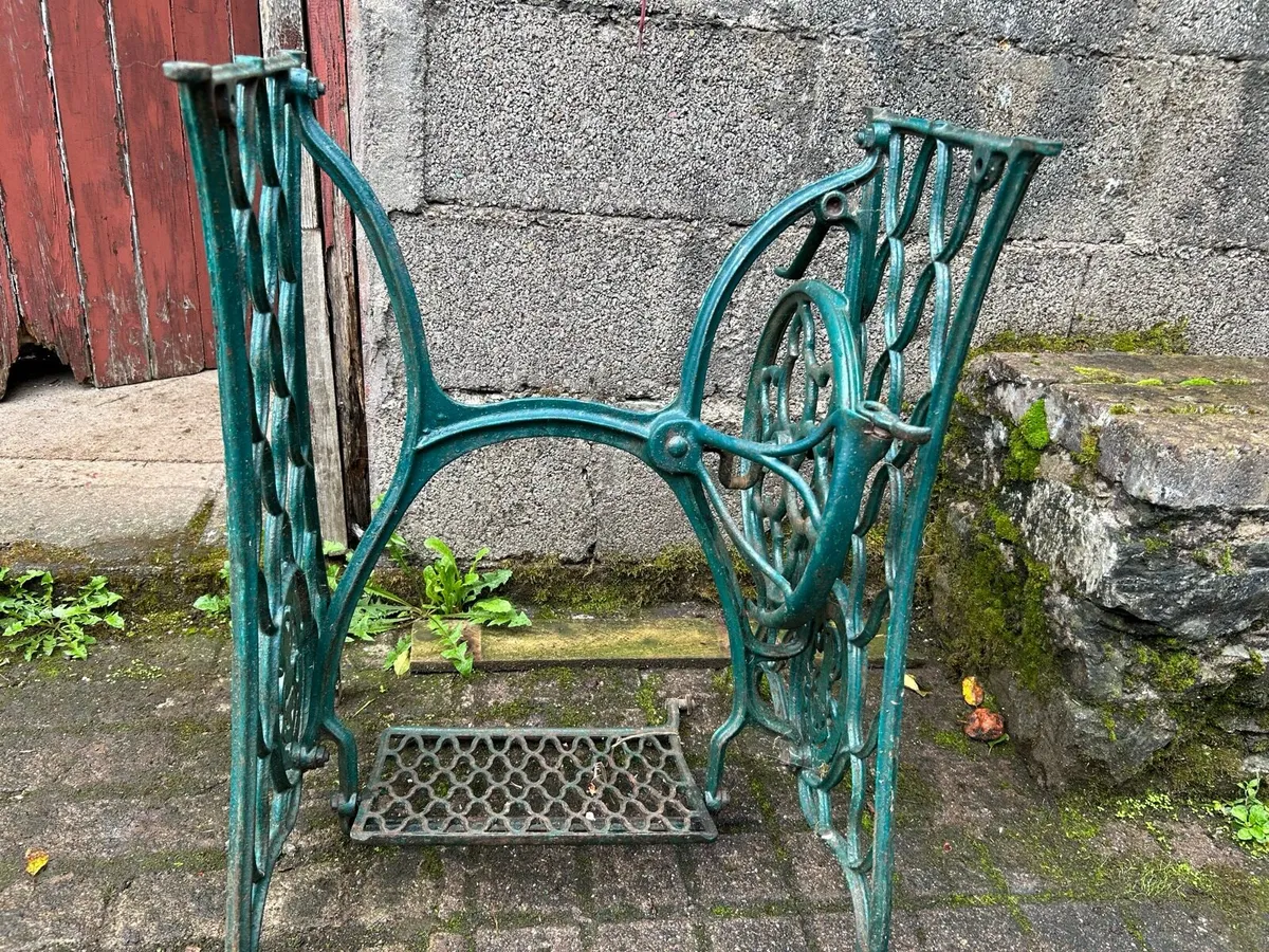 Singer Cast Iron Table - Image 1