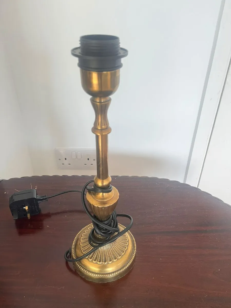 Set of 3 Vintage Table Lamp Bases (No Shades) - Image 3