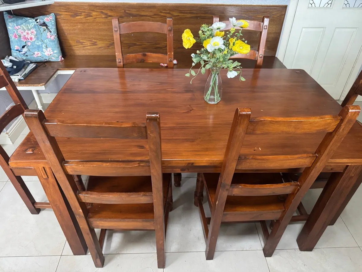 Table and 6 chairs - Image 2