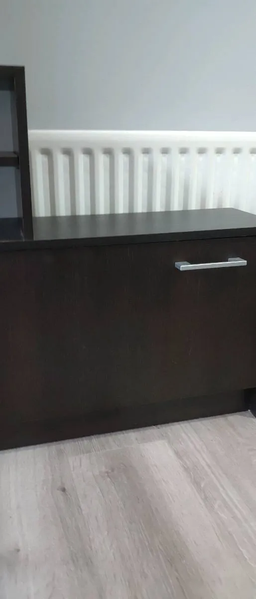 Shoe cabinet dark brown - Image 2