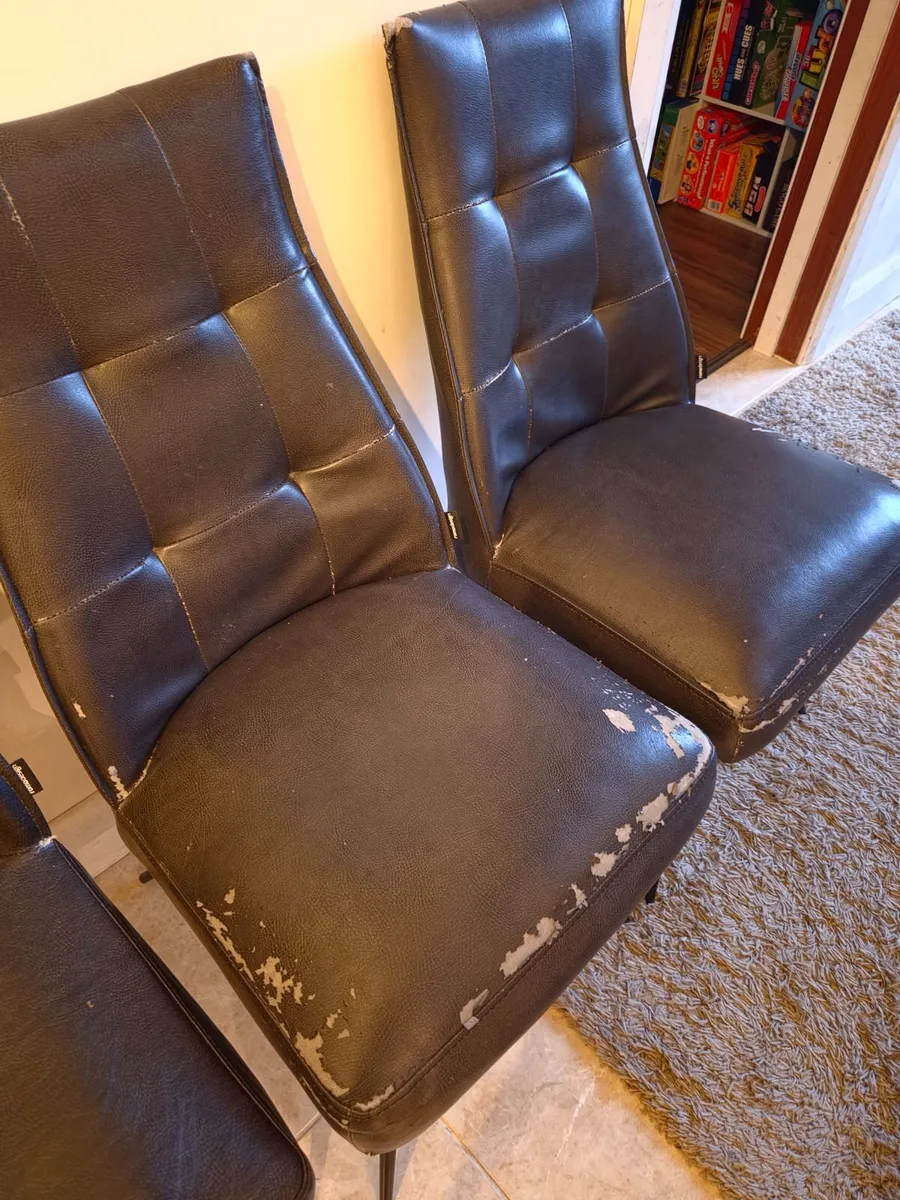 6 dining chairs - Image 4